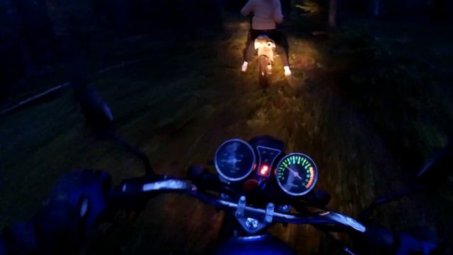 Покатушки На Мопеде Альфа Ночью По Лесу