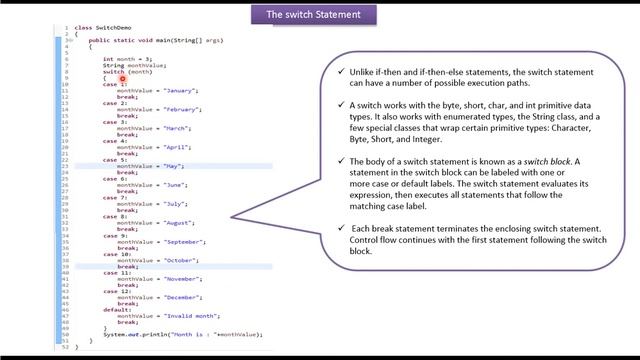 What is the switch statement in Java? | Java Tutorial смотреть онлайн