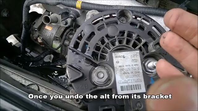 Volvo S60 XC70 Alternator Removal 2001-2009 смотреть онлайн