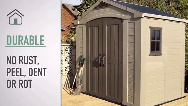 Keter Factor 8x6 - пластиковый хозблок смотреть онлайн