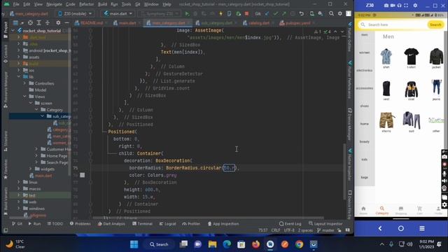 Part -5 Flutter E-commerce app with firebase #fluttertutorial #firebase #ecommerceapp смотреть онлайн