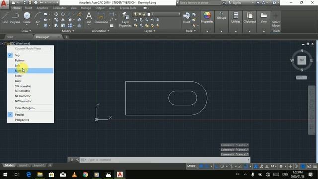 How to Draw 3D bearing Block in Autocad | Bearing Block | Engineering Tech смотреть онлайн