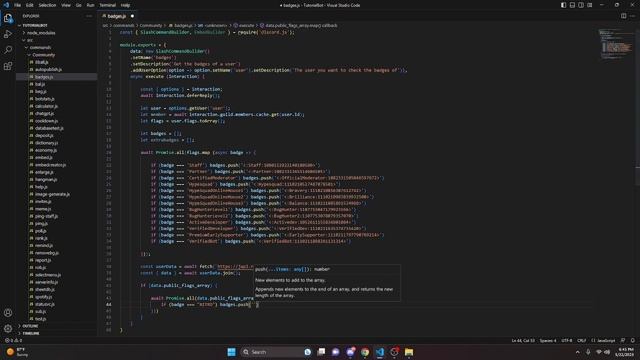 [NEW] - How to make a BADGE COMMAND for your discord bot! || Discord.js V14 смотреть онлайн