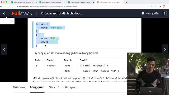 Primitive Types & Reference Types trong Javascript смотреть онлайн