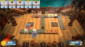 Гайд 2 игрока Overcooked! All You Can Eat 1-3 4 звезды платина