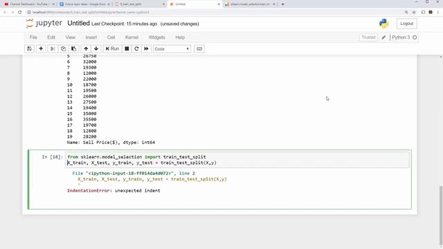 Hindi Machine Learning Tutorial 7 - Training and Testing Data смотреть онлайн
