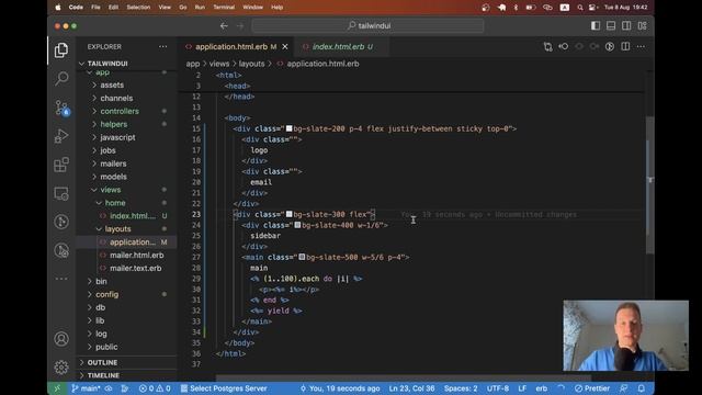Tailwind on Rails #138 Responsive Layout with Sidebar and Navbar смотреть онлайн