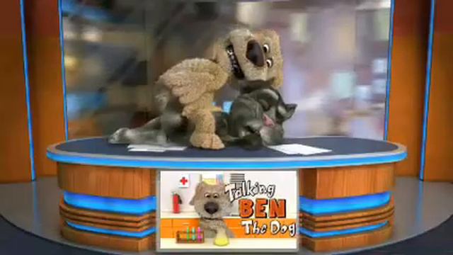 Бен упал со стула а я по кружился | троллинг Бена в Talking Tom & Ben News смотреть онлайн
