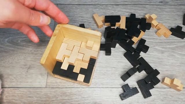 3D тетрис в кубе. Как собрать? смотреть онлайн