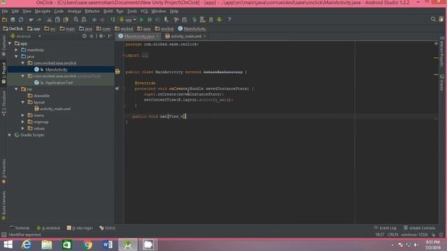 Android XML Onclick Listener смотреть онлайн