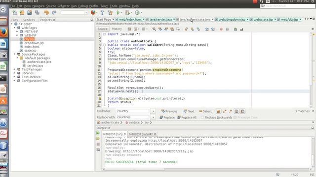 Auto Populated Drop-down Menu using AJAX, Servlet and JSP смотреть онлайн