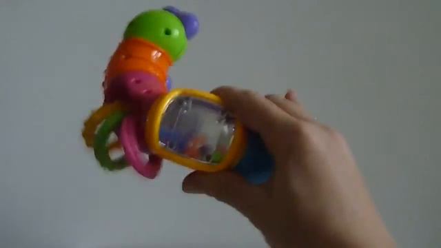 Обзоры игрушек - Веселая гусеница-погремушка Joy Toy смотреть онлайн