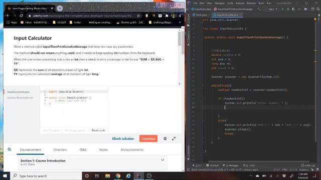 User Input Calculator (Quick & Easy Loops, SOLVED)[#27) - Java Coding Exercise Problem смотреть онлайн