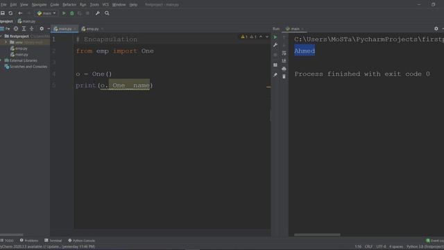 Encapsulation in Python التغليف فى لغة بايثون смотреть онлайн