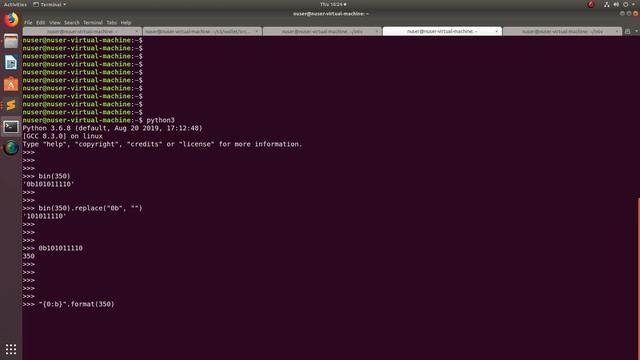 Python 3 How to convert Integers to Binary смотреть онлайн