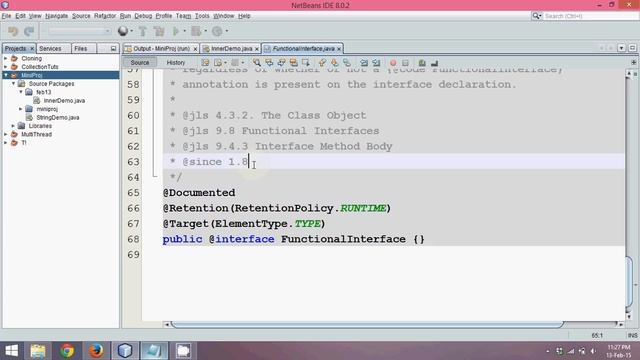 15.4 Inner Class with Lambda Expression смотреть онлайн