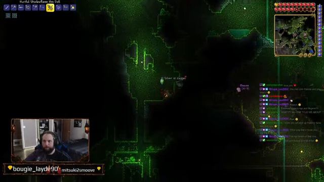 Day 5 of Terraria, the chlorophyte glows as the jungle grows restless.... смотреть онлайн