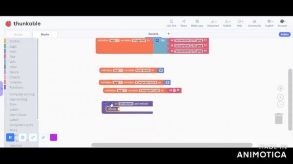rock paper scissor game application|scissor paper game thunkable|stone paper scissor game by J code