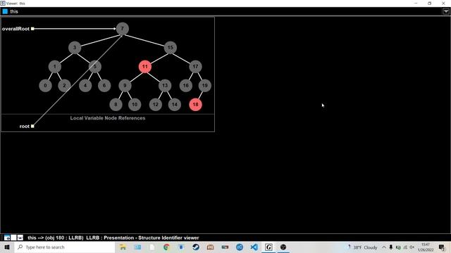 Left Leaning Red Black Tree Visualisation смотреть онлайн