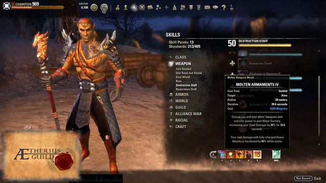 Yaagrr vs PvP hybrid DK build BG Elven King Fiery Archer TESO смотреть онлайн