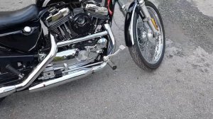 Звук «потата» на Harley Davidson Sportster 2003