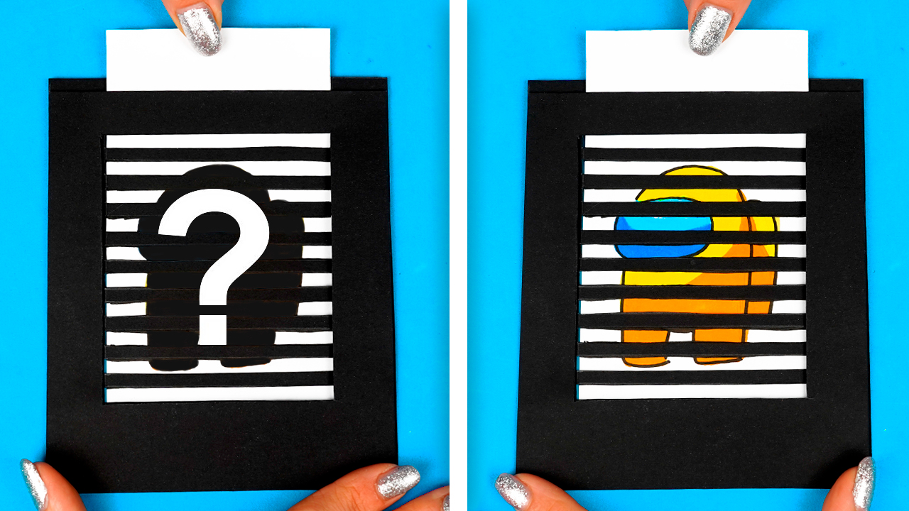 Бумажные сюрпризы простые поделки из бумаги DIY Лайфхаки для школы смотреть онлайн