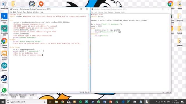 HOW TO CREATE A SERVER USING PYTHON! смотреть онлайн
