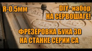 Фрезеровка бука 3D  на станке серии СА (DIY) cncsam.ru (PROFCNC)