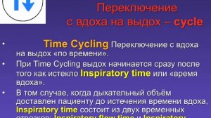 Режимы ИВЛ 2. Фазовые переменные дыхательного цикла Горячев А.С.