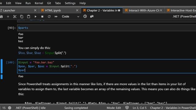 Powershell Tutorial - 2.3 - List Assignment of Multiple Variables смотреть онлайн