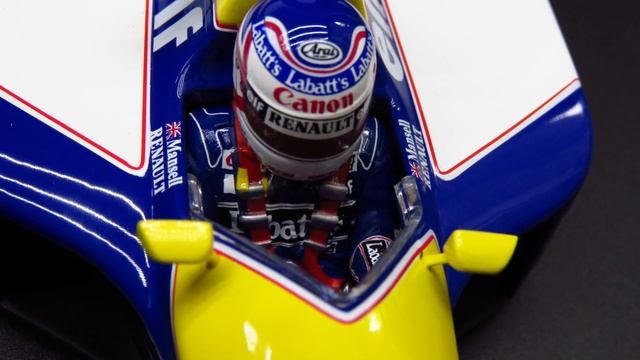 Nigel Mansell - Williams Renault FW14B - F1 1992 - Minichamps F1 1:18 model car смотреть онлайн