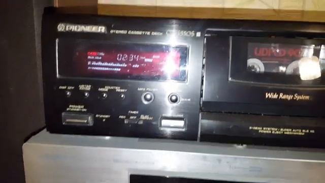 Pioneer CT-S550S.Обзор кассетной деки. смотреть онлайн
