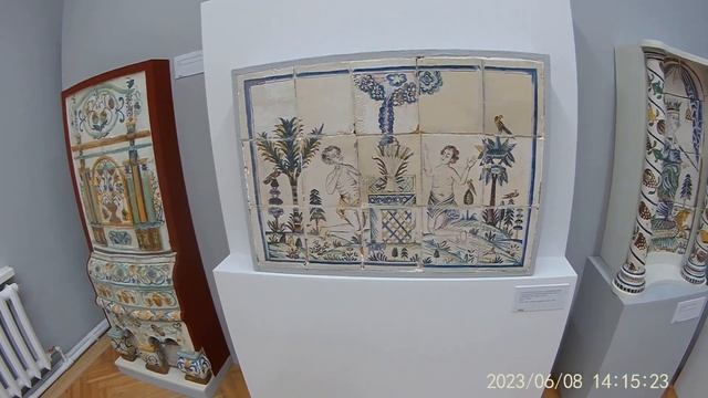 Измайлово. Выставка - Открытое хранение. Изразцы и печи. смотреть онлайн