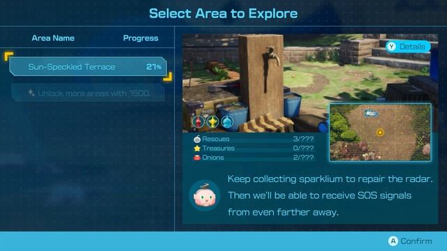 Pikmin 4 Sun-Speckled Terrace Walkthrough Guide