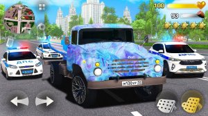 ПОГОНЯ ДПС ЗА ДАЛЬНОБОЙЩИКОМ НА ЗИЛ 600 СИЛ! ТЯЖЕЛЫЙ РЕЙС  РАДМИР КРМП МУРКА