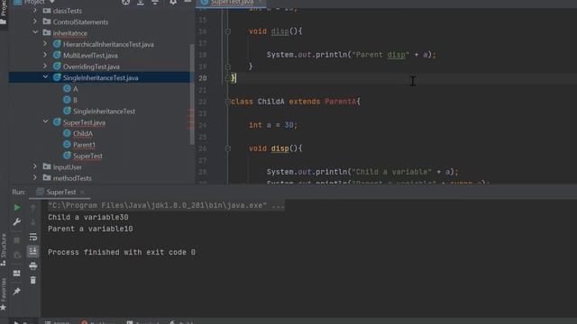 super keyword in Java смотреть онлайн