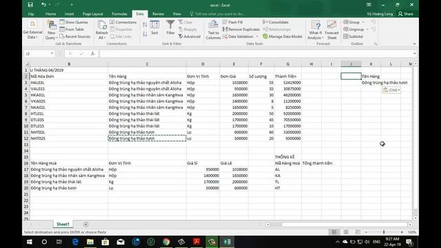 Gợi ý bài thi Excel ca 1 KNCB ngày 20/4/2019 смотреть онлайн