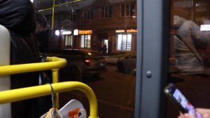 Поездка на автобусе НефАЗ-5299-40-57 (CNG)  № АС 314 16 по маршруту №43 в Казани . (03.11.2021)