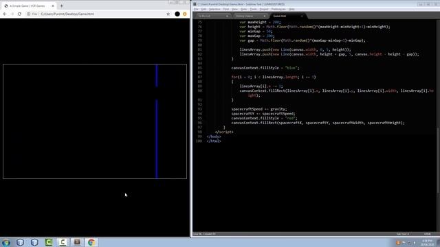 JavaScript Game Development Tutorial 1 | A Simple Game смотреть онлайн