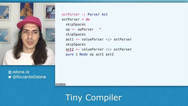 PureScript/Haskell: Tiny Compiler смотреть онлайн