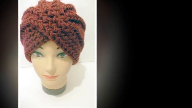 Модели вязания Вязаная шапка-ЧАЛМА «CROCHET» смотреть онлайн