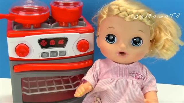 Лечила Беби Анабель от Прыщей Куклы Пупсики Мультик Для девочек Игрушки для детей смотреть онлайн