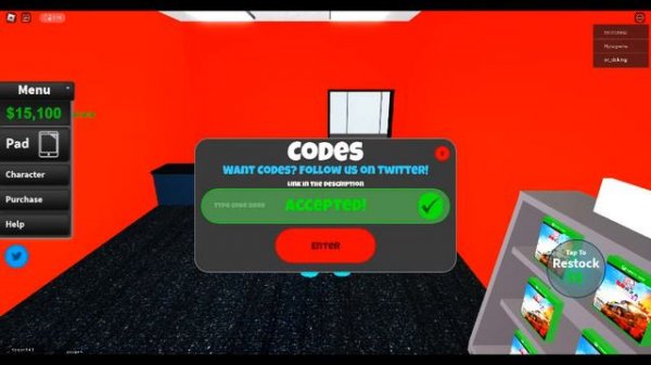 codes for Game Store Tycoon 🎮