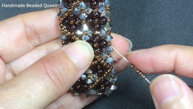 DIY |How to DIY a 3D Bracelet for Beginners|DIY Beaded Jewelry | Beaded Tutorial|串珠设计|Cuentas|ビーズ смотреть онлайн