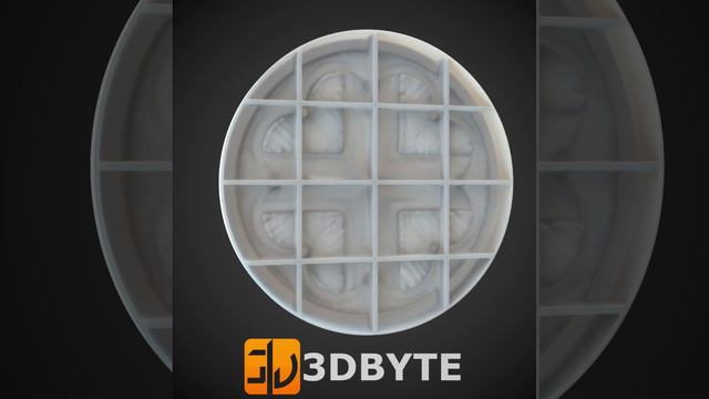 #3dmodel - Round #decor 54 || Круглый декор 54 #3dbyte #3dprint