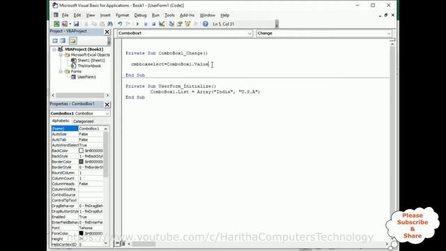 VBA UserForm 3 Dependent Combobox Dropdown List смотреть онлайн
