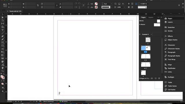 Automatic Page Numbers in InDesign using Master Pages смотреть онлайн