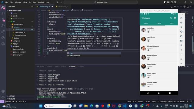 "Mastering React Native Expo: Building Your Own WhatsApp Clone" | Part 5 смотреть онлайн