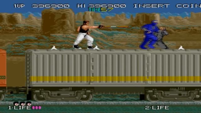 Bad Dudes Vs. DragonNinja Arcade Gameplay Playthrough longplay смотреть онлайн