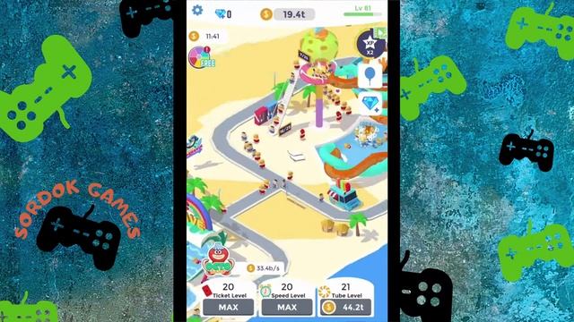Idle Aqua Park➤Прохождение полностью на 100% смотреть онлайн